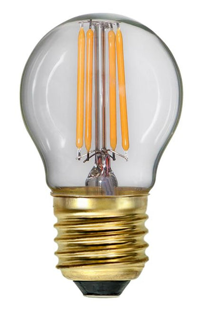 S&H 31659 LED-Tropfenform Filament 45x78mm E27 4W/821 350Lm 2100K 360° klar
