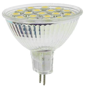 S&H 30591 LED MR16 18SMD Ø50x46mm dimmbar GU5,3 10-30VDC 10-18VAC 2,5W
