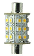 S&H 31128 LED Soffitte 30SMD3528 22x42mm Barrel 10-30VDC/10-18VAC 1,8W/829 180lm