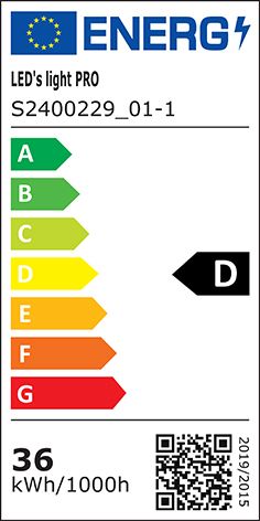 S&H 90307 LED FR-Wannenleuchte 1180x86mm 220-240V 36W 3960Lm 4000K 120° IP65