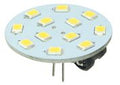S&H 31123 LED-Leuchtmittel 12er SMD Modul Ø 30mm GZ4 10-30VDC 10-18VAC 2W