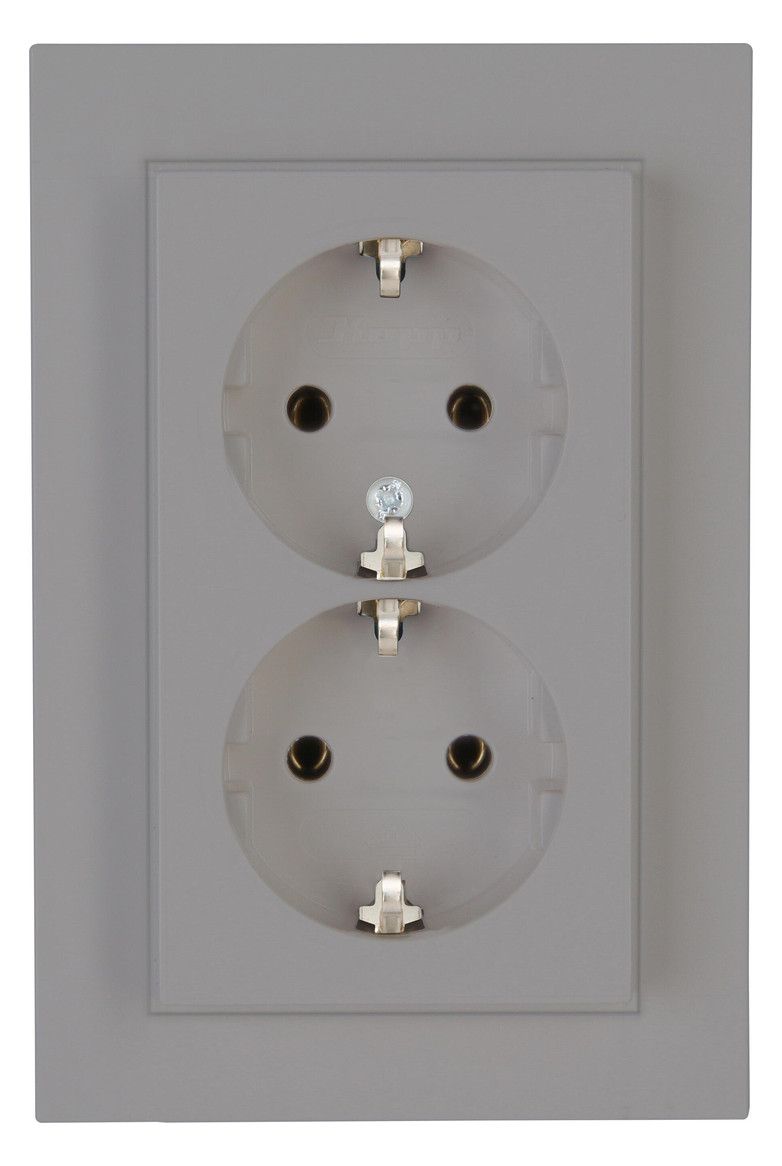 Kopp 929547000 HK07 Schuko Steckdose 2f stahl