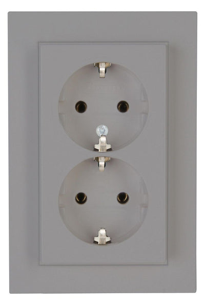 Kopp 929547000 HK07 Schuko Steckdose 2f stahl