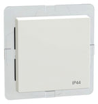 Mert 432019 Wippe IP44 polarweiß glänzend System M