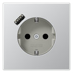 Jung AL1520-18A SCHUKO-Steckdose m.USB Typ A