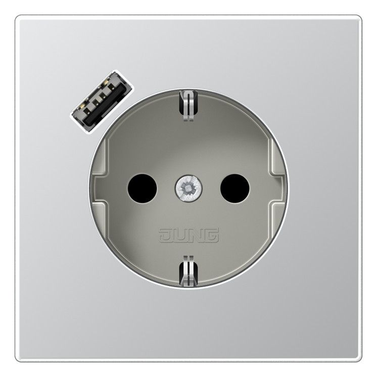 Jung AL1520-18A SCHUKO-Steckdose m.USB Typ A