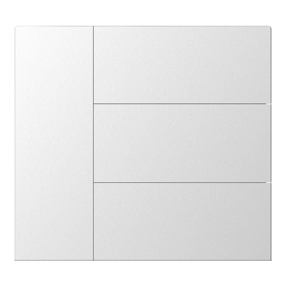 WALTZ Wippenset für Tastsensor+ Aluminium Silber 4-fach - 88188308
