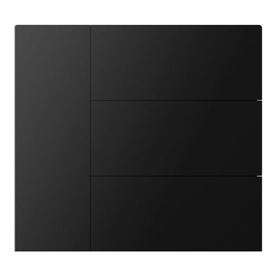 WALTZ Wippenset für Tastsensor+ Aluminium Schwarz 4-fach - 88188278