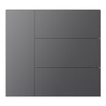 WALTZ Wippenset für Tastsensor+ Aluminium Anthrazit 4-fach - 88188216