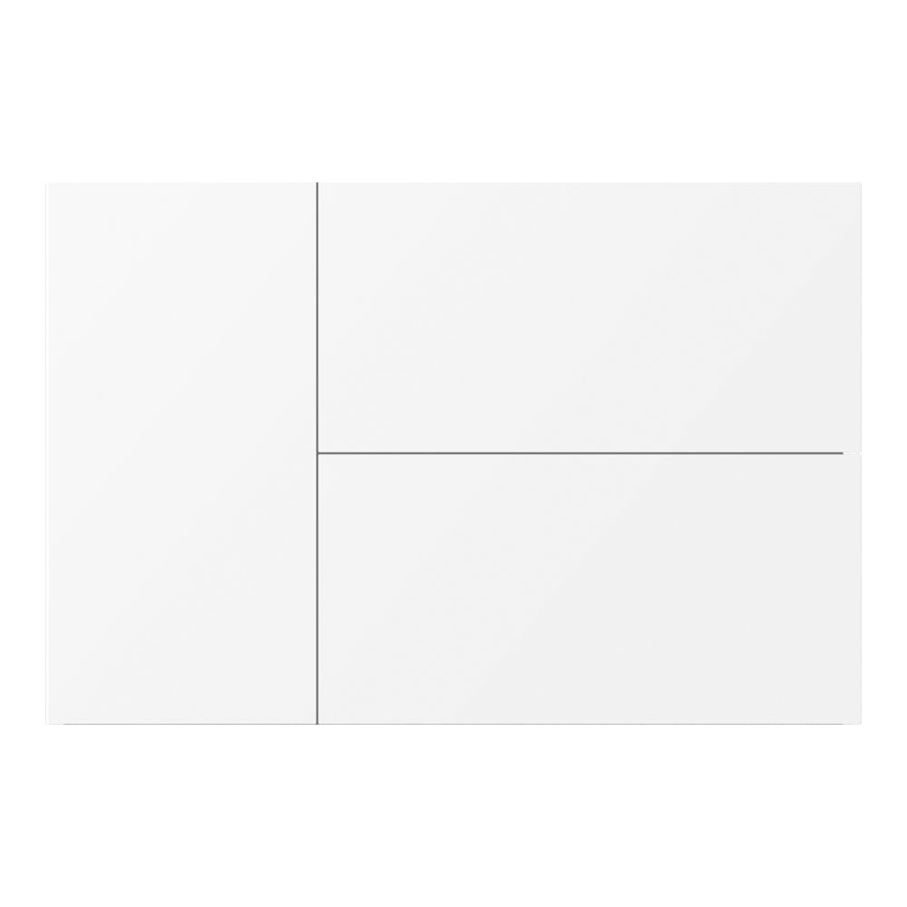 WALTZ Wippenset Weiss für Touch+ Pad – Basis, Alumimium Silber - 88189480