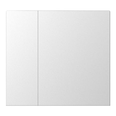 WALTZ Wippenset für Tastsensor+ Aluminium Silber 2-fach - 88188285