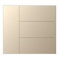WALTZ Wippenset für Tastsensor+ Aluminium Champagner 4-fach - 88188247