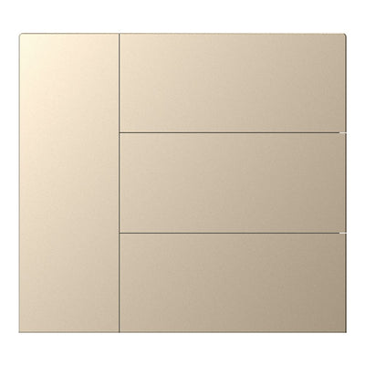 WALTZ Wippenset für Tastsensor+ Aluminium Champagner 4-fach - 88188247