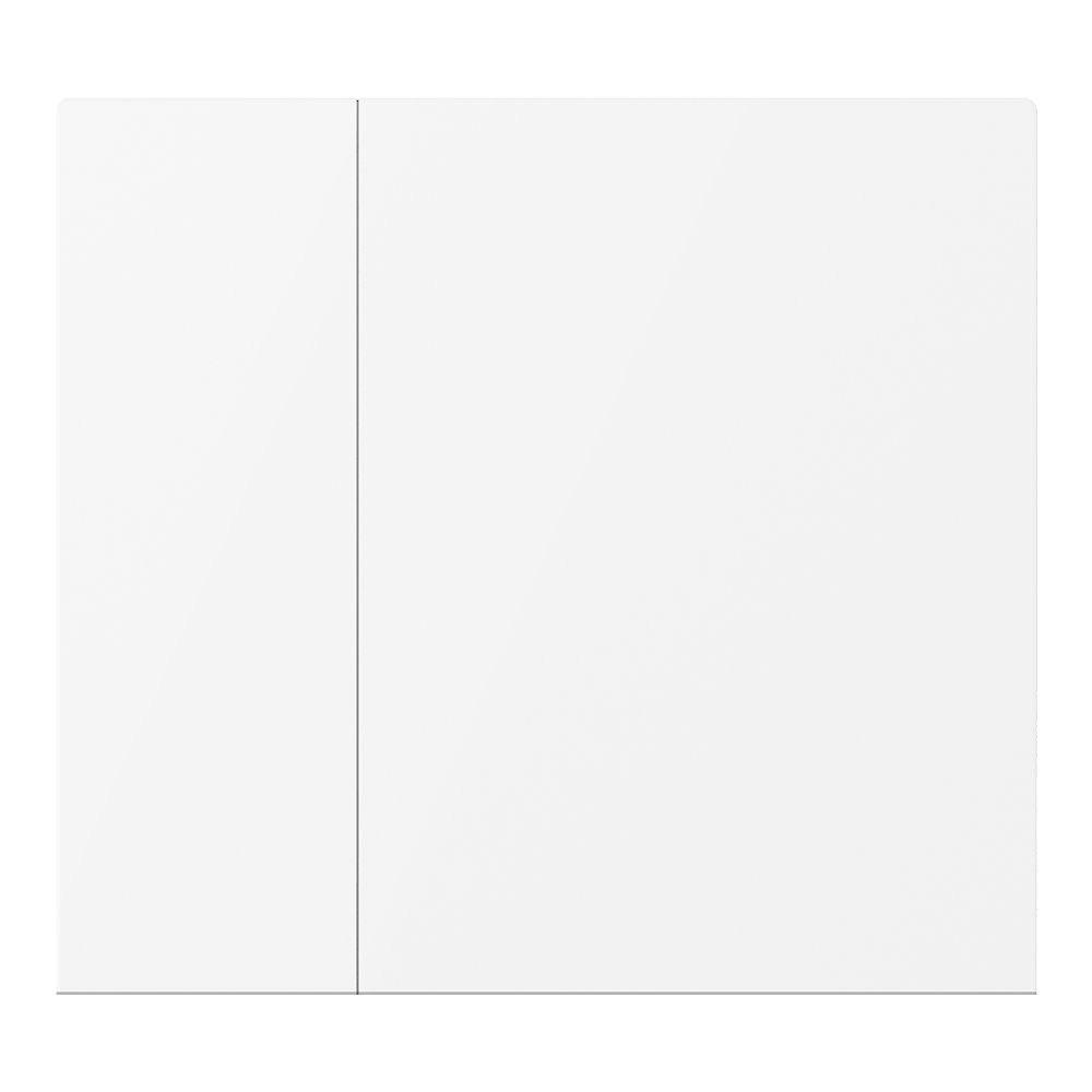 WALTZ Wippenset für Tastsensor+ Aluminium Silber 3-fach - 88188292
