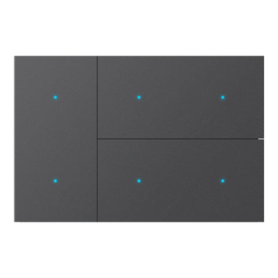WALTZ Wippenset Anthrazit für Touch+ Pad – Basis, Alumimium Schwarz - 88189459