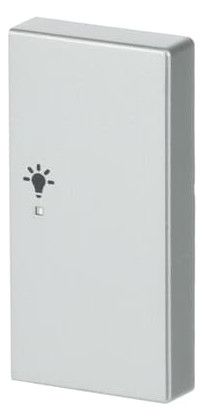 BJ 6231-22-83 Wippe rechts 2-fach Licht Busch-free@home alusilber
