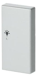 BJ 6231-22-83 Wippe rechts 2-fach Licht Busch-free@home alusilber