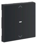 Hager GW1AC9011 Wippe 1fach Pfeile f.Tastsensormodul 55mm hfr graphitschw.