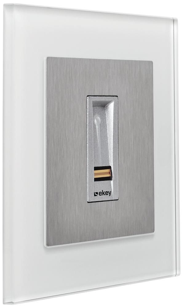 ekey 101702 Rahmen UP GL WE Rahmen FS UP Glas weiß IP44