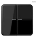 Jung CD595KO5SW Wippe Serienschalter m.Lichtleiter schwarz