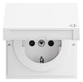 GIRA 441470 SCHUKO-Steckdose KD+SH Flächenschalter Reinweiß