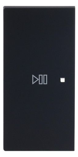BJ 6237-21-45M Wippe 2-fach links Symbol "Play/Pause"