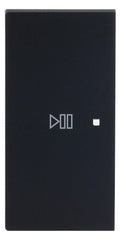 BJ 6237-21-45M Wippe 2-fach links Symbol "Play/Pause"