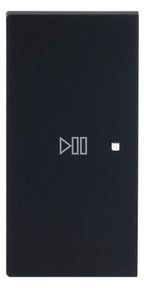 BJ 6237-21-45M Wippe 2-fach links Symbol "Play/Pause"