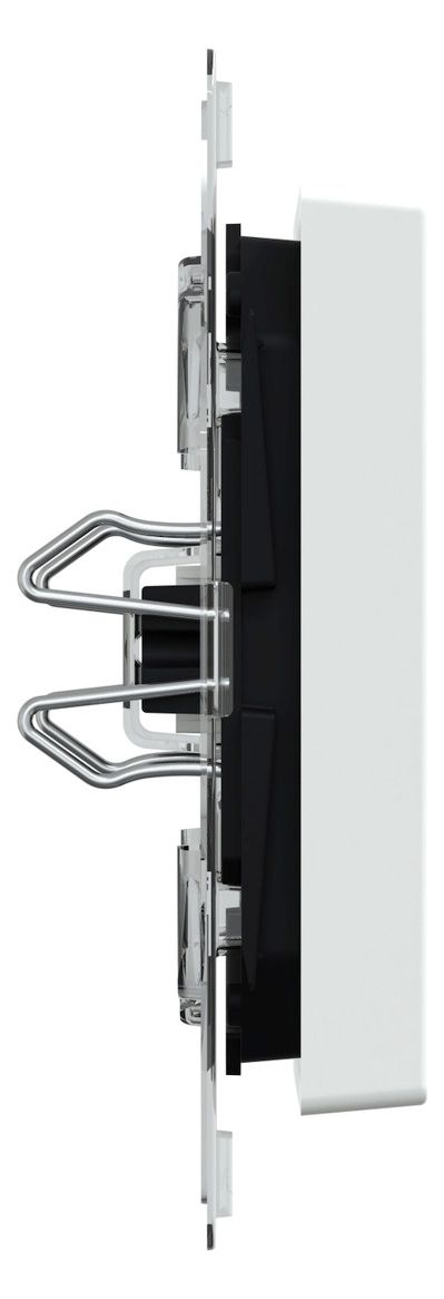 Mert 432725 Wippe m.Fenster rechteckig IP44 aktivweiß glänzend System M