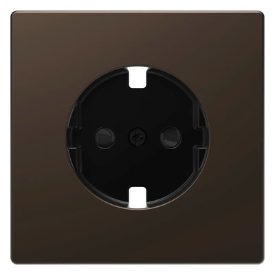 Mert MEG 2330-6052 Zentralplatte SCHUKO Steckdosen Einsatz BRS Moccametallic