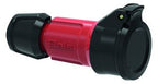 Bals 749309 Schuko-Kupplung 16A 3p IP54 rot belg./franz. erh.Ber.schutz