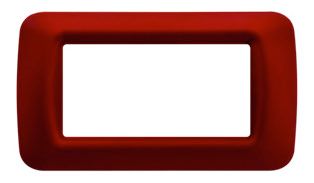 GEWISS GW22534 Abdeckrahmen System Top 4M Burgundrot