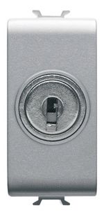 GEWISS GW14054 Wechselschalter m.Schlüssel 1M 1P 10AX Titan