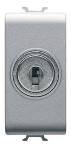 GEWISS GW14054 Wechselschalter m.Schlüssel 1M 1P 10AX Titan
