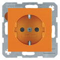 Berker 41438914 Steckdose SCHUKO S.1 orange glänzend