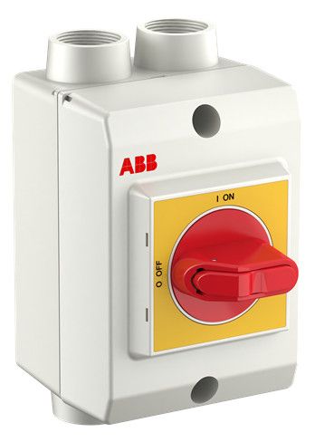 ABB OTP16BA3M25 Sicherheitsschalter 3p 7,5 kW 400V m.rt-gelbem 1SCA022699R2960
