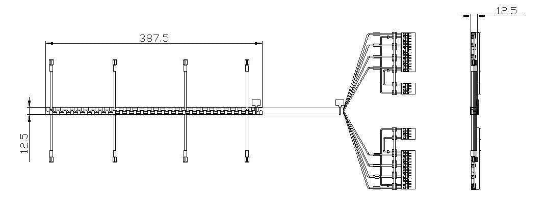 Siemens 3KC9831-7 f.3KC8 Spannungs- versorgungskabel obers. 4p f.2000-3200A