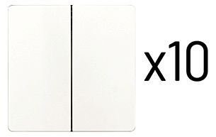 Eltako DW-F4T55E/10-pm 10x Doppelwippe f Funktaster im E-Design55 pws 30055959