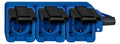 Mert 229393 Mobile SCHUKO-Dreifach Steckdose blau SCHLAGFEST