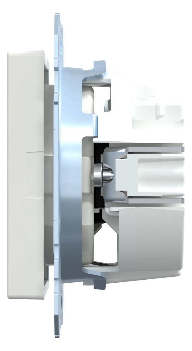 Mert MEG 2300-0319 SCHUKO-Steckdose BRS StK polarweiß glänzend System M