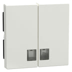 Mert 438519 Wippe f.Serienschalter m.Fenster polarweiß glänzend System M