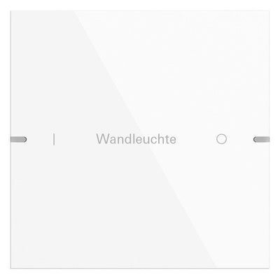 GIRA 5031903 Wippenset 1fach indiv. Tastsensor4 TS4 Alu Reinweiß gl.(lack.)