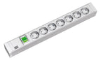 Bachmann 333.000 19" 1,5HE 7xSchuko 1xSchalter Strom 2m Schuko