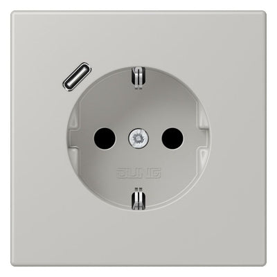 Jung LC1520-18C205 SCHUKO-Steckd.m.USB Typ C LC32013