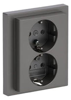 BJ 202 EUJB-866 SCHUKO® Doppelsteckdose volle Abdeckung EBS