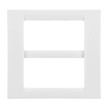 GEWISS GW22107 Abdeckrahmen System Virna 8M Wolkenweiss