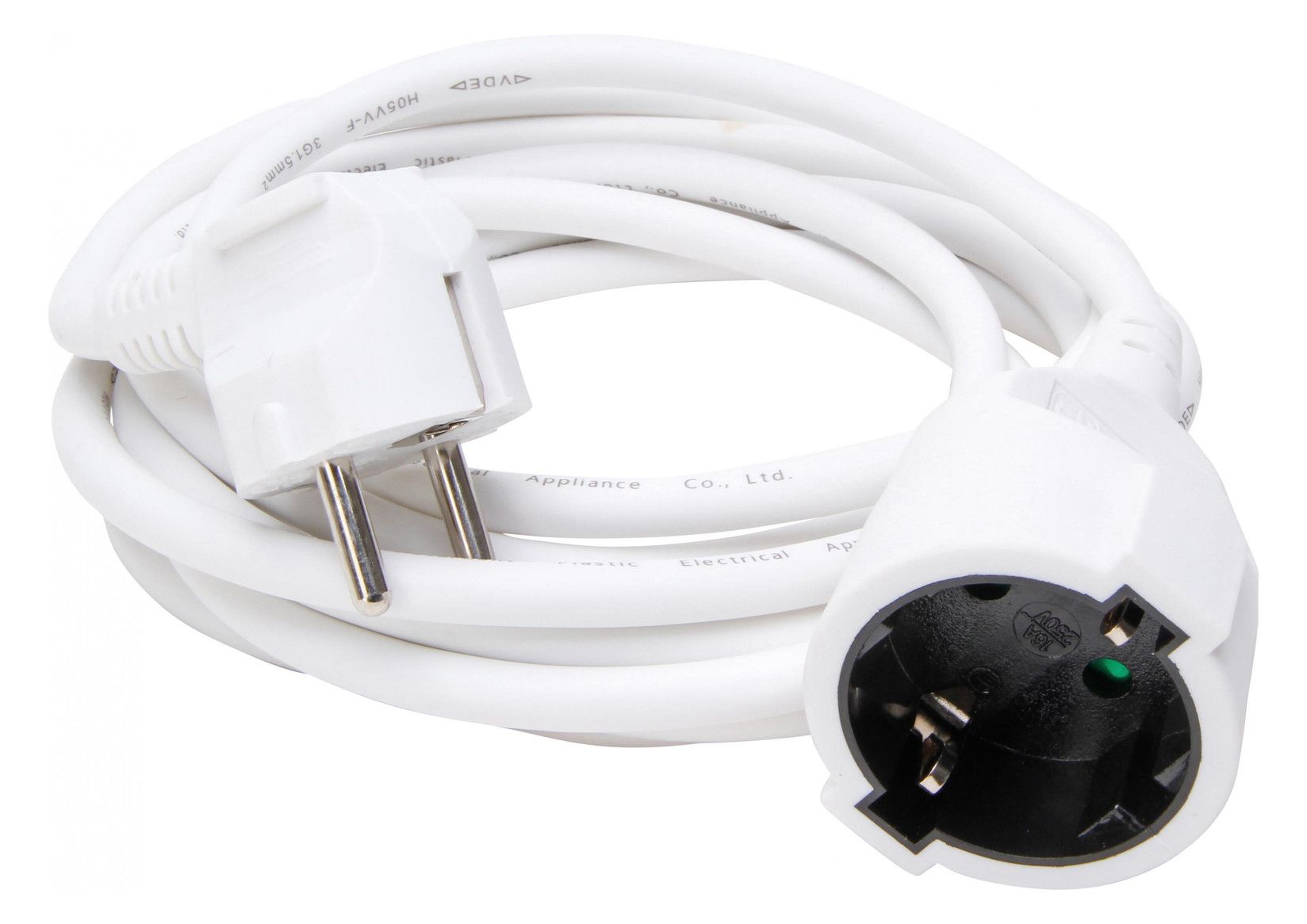 Kopp 143201018 verl Schuko Stecker u.Schuko Kuppl.m.3m ltg erh.Ber.schutz