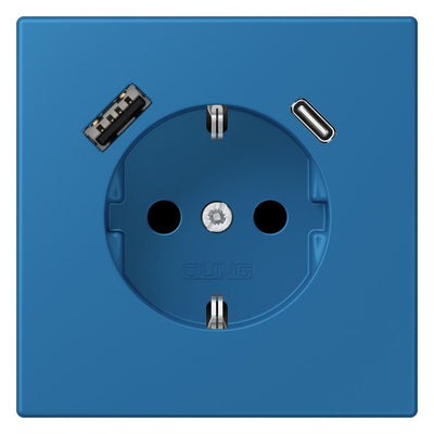 Jung LC1520-15CA211 SCHUKO-Steckd.m.USB Typ AC LC32030