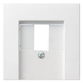 GIRA 027603 Abdeckung TAE USB System 55 Reinweiß glänzend