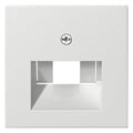 GIRA 027003 Abdeckung UAE/IAE+Netzwerk System 55 Reinweiß glänzend